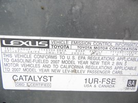 2007 LEXUS LS460 DARK GREEN 4.6L AT Z19478 